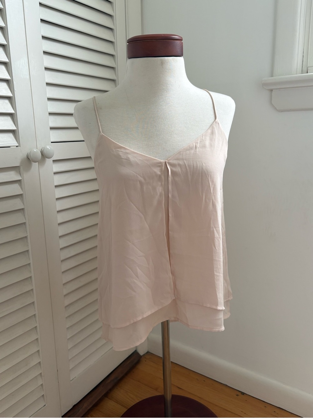 H&M Blush Layered Spaghetti Strap Cami